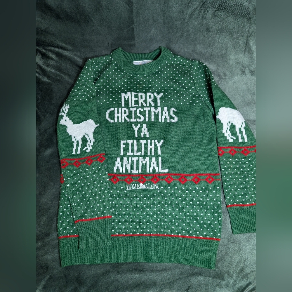 Home Alone Merry Christmas Ya Filthy Animal Christmas Sweater Ugly Sweater S